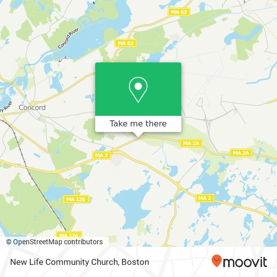 Mapa de New Life Community Church