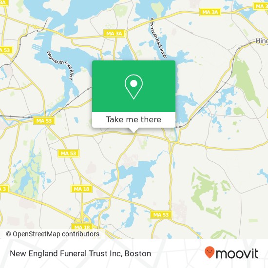 New England Funeral Trust Inc map
