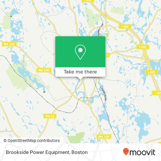 Brookside Power Equipment map