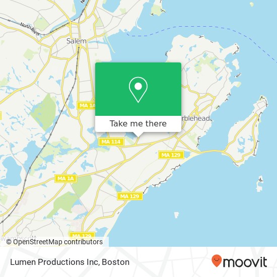 Mapa de Lumen Productions Inc