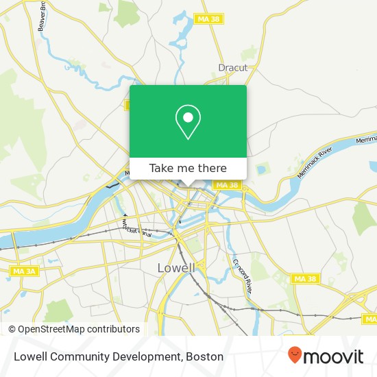 Lowell Community Development map