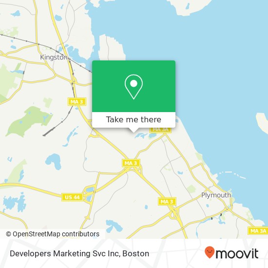 Developers Marketing Svc Inc map