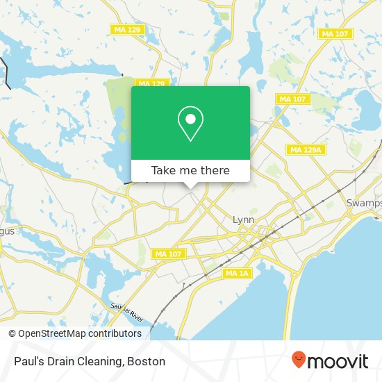 Mapa de Paul's Drain Cleaning