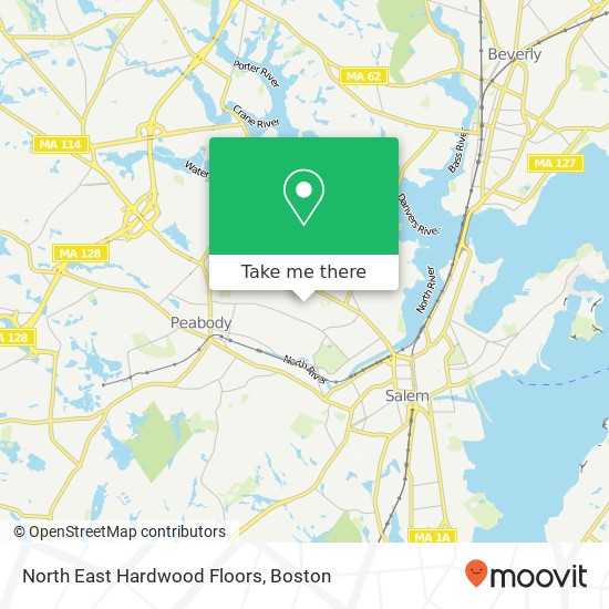 North East Hardwood Floors map