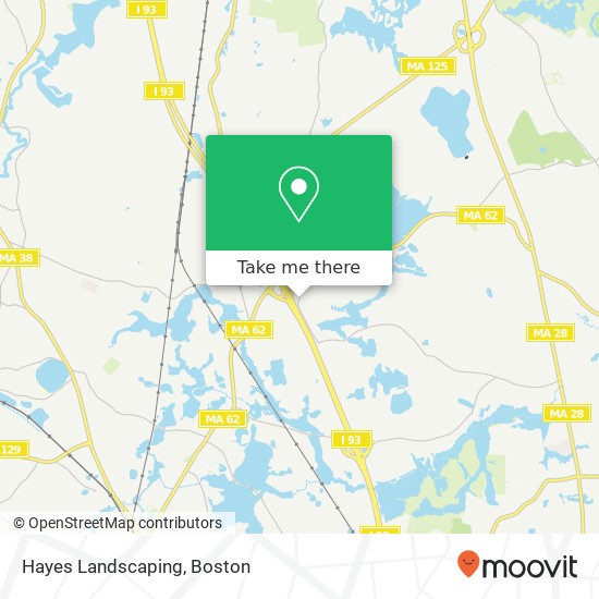 Mapa de Hayes Landscaping