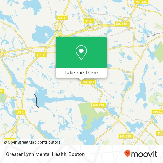 Greater Lynn Mental Health map