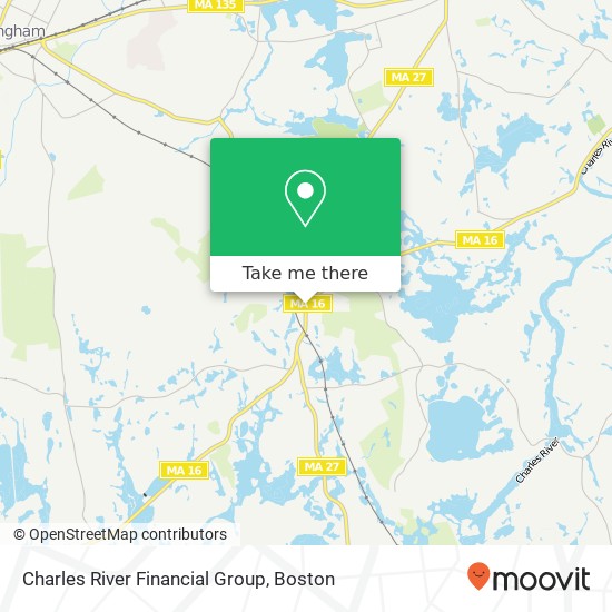 Mapa de Charles River Financial Group