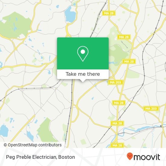 Peg Preble Electrician map