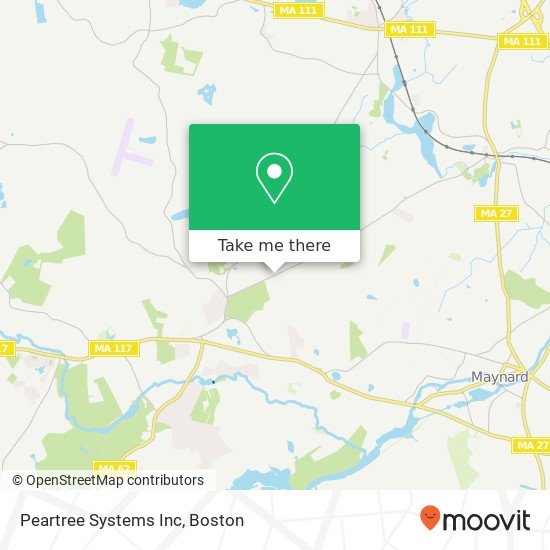 Peartree Systems Inc map