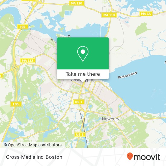 Cross-Media Inc map