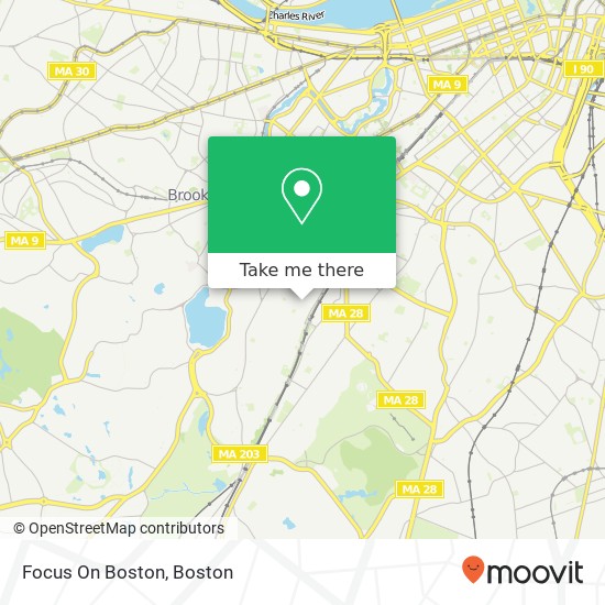 Mapa de Focus On Boston