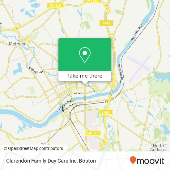 Clarendon Family Day Care Inc map