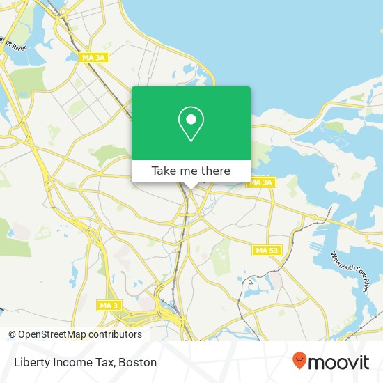 Mapa de Liberty Income Tax