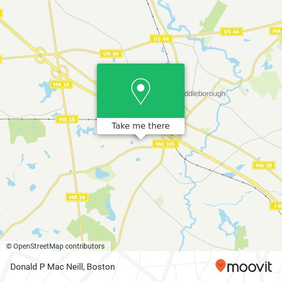 Donald P Mac Neill map