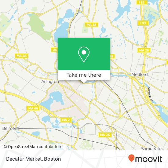 Mapa de Decatur Market