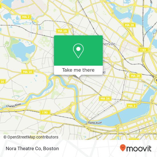 Nora Theatre Co map