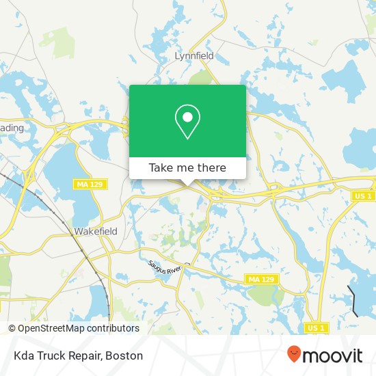 Mapa de Kda Truck Repair