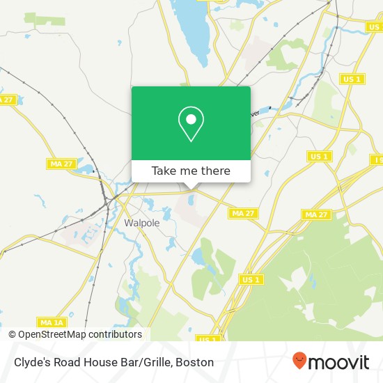 Clyde's Road House Bar/Grille map