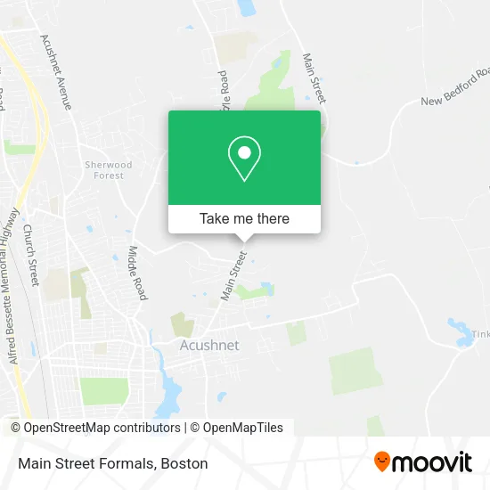 Main Street Formals map