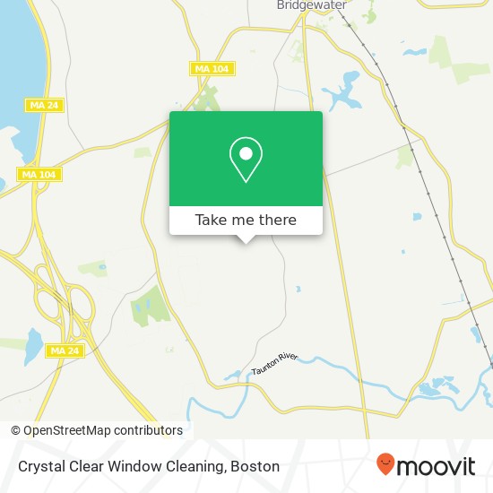 Mapa de Crystal Clear Window Cleaning