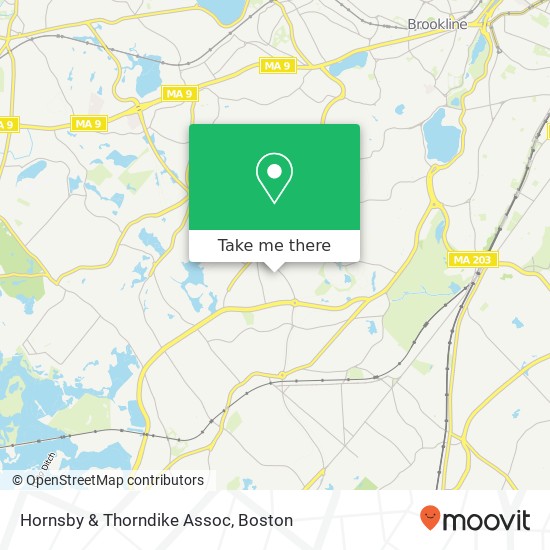 Hornsby & Thorndike Assoc map