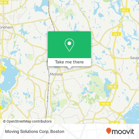 Moving Solutions Corp map