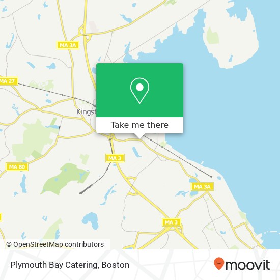Plymouth Bay Catering map