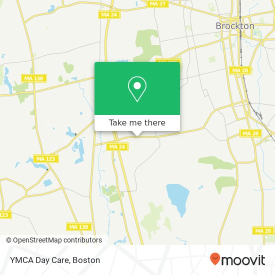 Mapa de YMCA Day Care