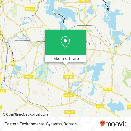 Eastern Environmental Systems map