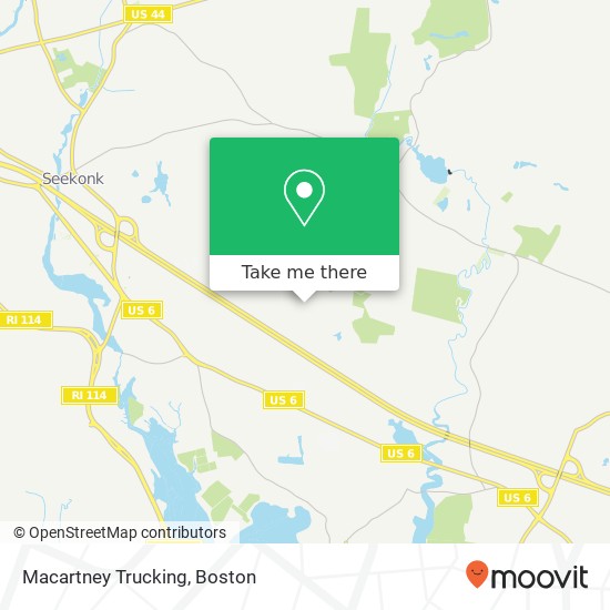 Mapa de Macartney Trucking