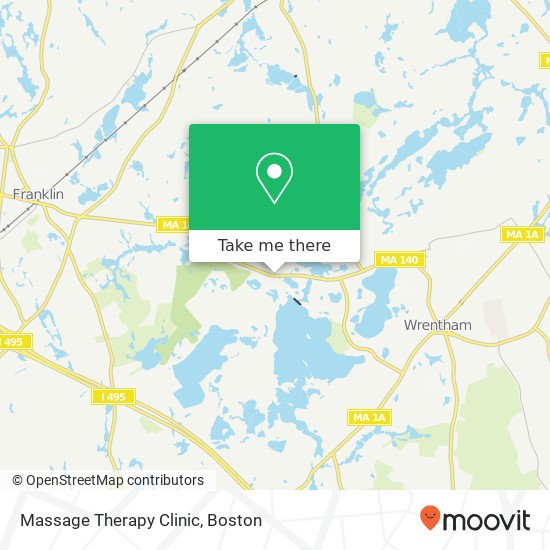 Mapa de Massage Therapy Clinic