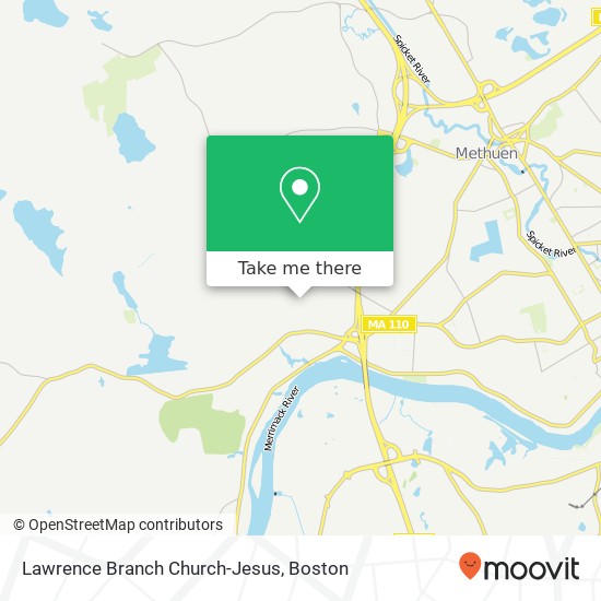 Lawrence Branch Church-Jesus map