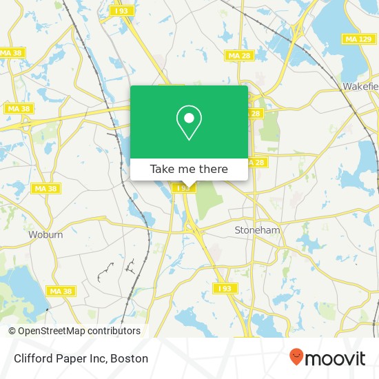 Clifford Paper Inc map