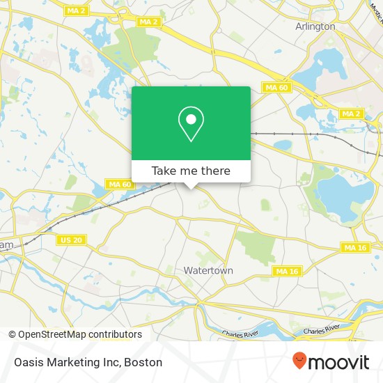 Mapa de Oasis Marketing Inc