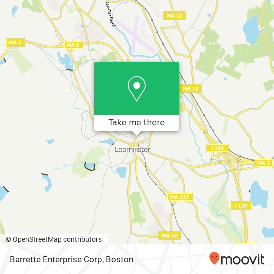 Mapa de Barrette Enterprise Corp