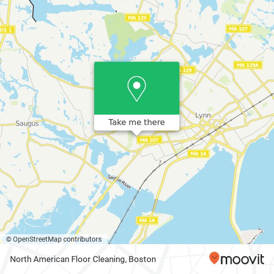 Mapa de North American Floor Cleaning