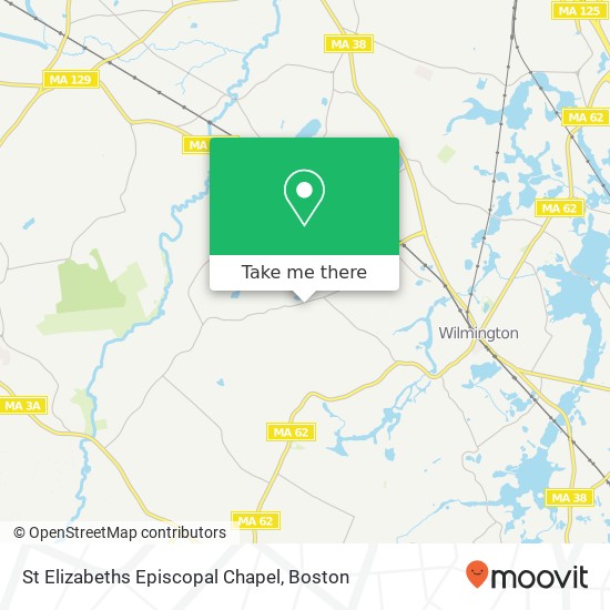 St Elizabeths Episcopal Chapel map