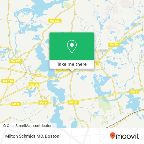 Milton Schmidt MD map