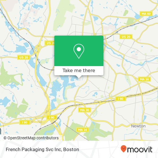 Mapa de French Packaging Svc Inc