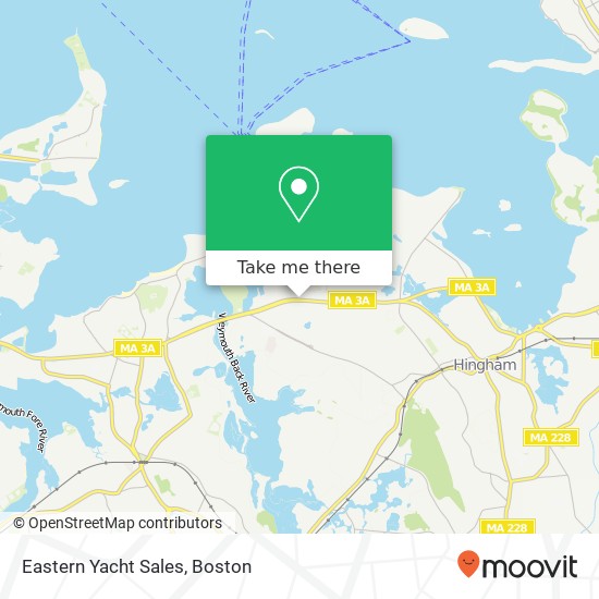 Eastern Yacht Sales map
