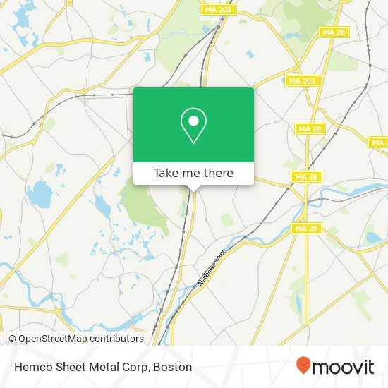 Mapa de Hemco Sheet Metal Corp