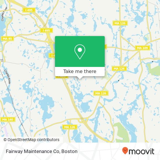 Fairway Maintenance Co map