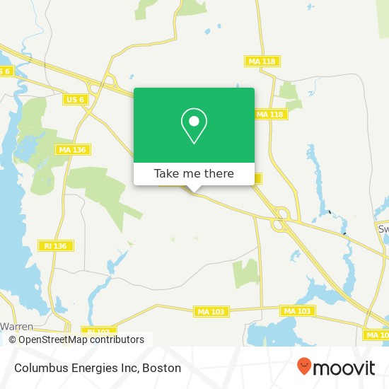 Columbus Energies Inc map