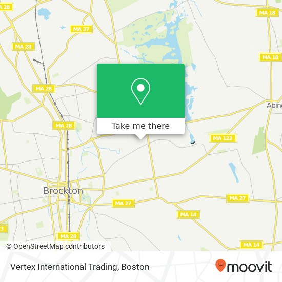 Mapa de Vertex International Trading