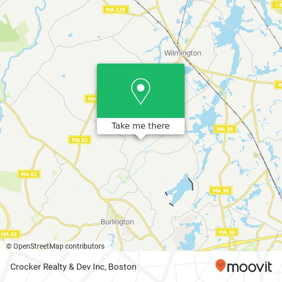 Crocker Realty & Dev Inc map