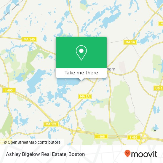 Ashley Bigelow Real Estate map