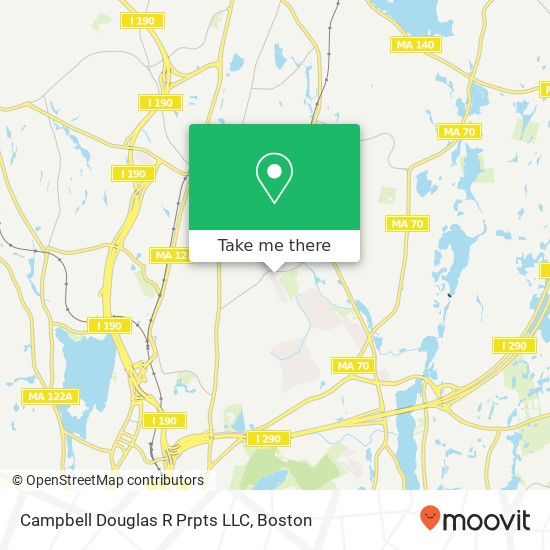 Campbell Douglas R Prpts LLC map