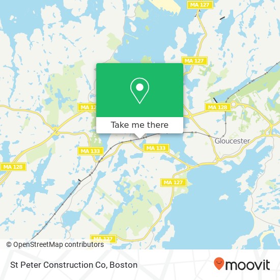 St Peter Construction Co map