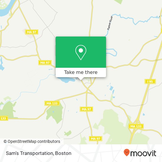 Sam's Transportation map