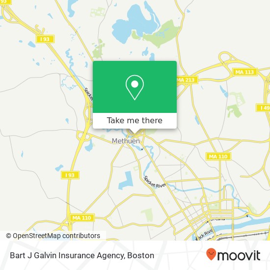 Mapa de Bart J Galvin Insurance Agency